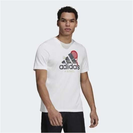 Adidas Graphic Logo Padel Tee, T-shirt herr