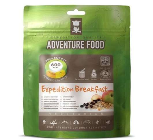 Adventure Food Expedition Breakfast, enkelportion