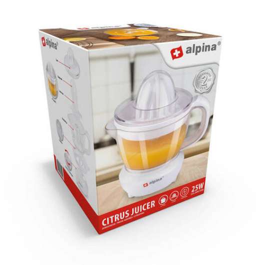 Alpina Citrus Juicer 25w Juicepress - Vit