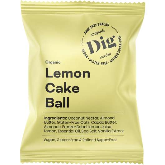 Bar Lemon Cake Ball Dig Organic