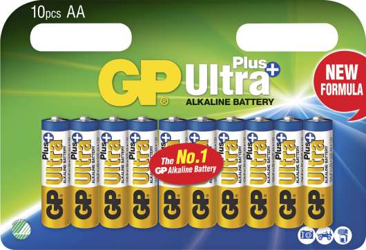Batteri GP Alkaline Ultra Plus AAA 10-p