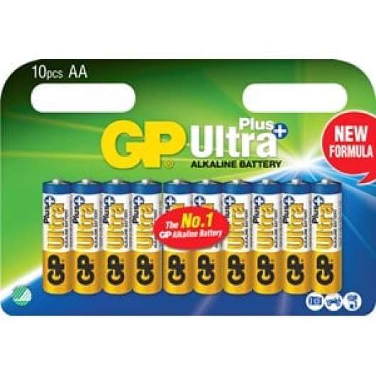 Batteri GP Alkaline Ultra Plus AAA, 10-pack