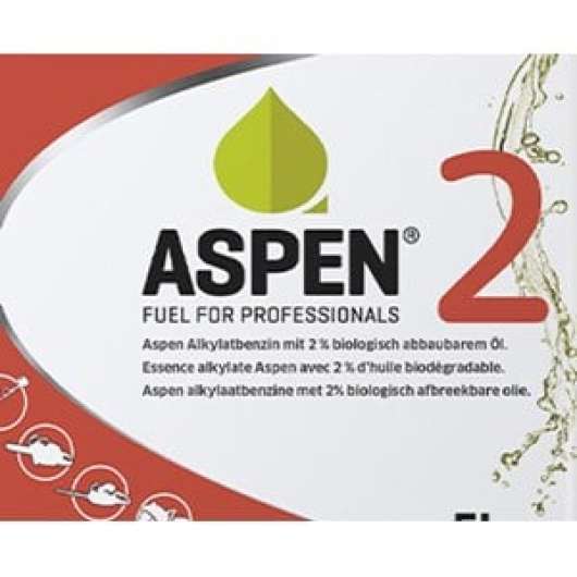 Bensin Aspen Alkylatbensin 2-T Bulk literpris (Hemleverans)