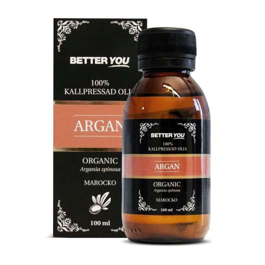 Better You Arganolja EKO Kallpressad, 100 ml, Livsmedel