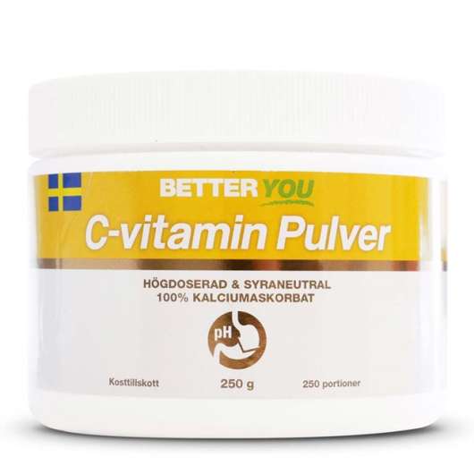 Better You C-vitamin Pulver, 250 g , Vitaminer