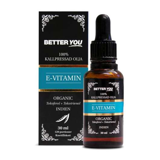 Better You E-vitaminolja EKO Kallpressad, 30 ml   , Livsmedel