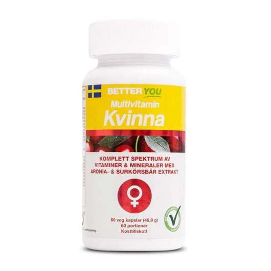 Better You Multivitamin Kvinna, 60 caps, Vitaminer