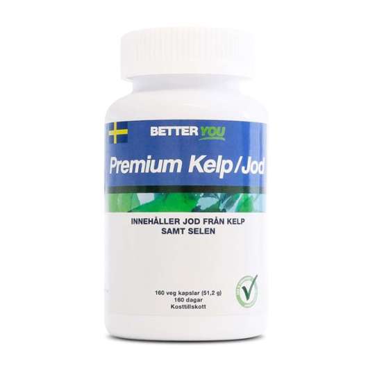 Better You Premium Kelp/Jod, 160 caps, Mineraler