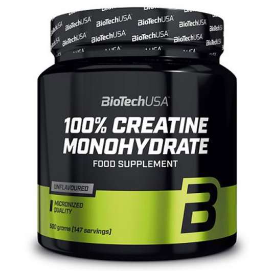BioTechUSA 100% Creatine Monohydrate, 500 g, Kreatin