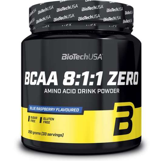 BioTechUSA BCAA 8:1:1 Zero, 250 g, Aminosyror