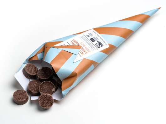 Chokladstrut med smak av Saltkaramell & Kardemumma - Malmö Chokladfabrik