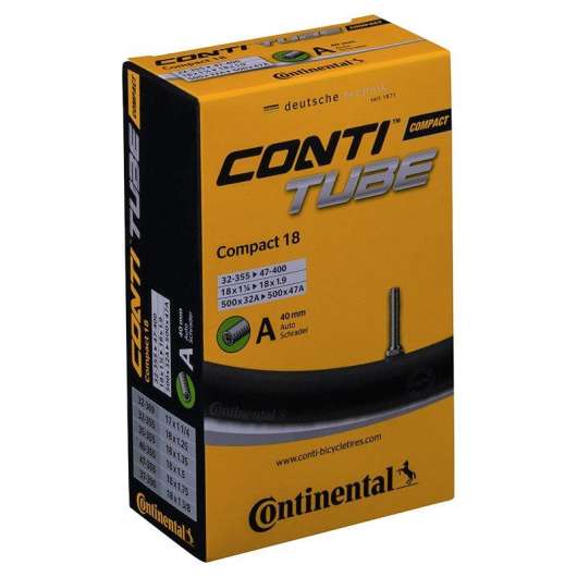 Continental Cykelslang Compact Tube 32/47-355/400 Bilventil 40 mm
