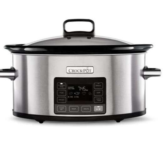 Crock-pot 5,6l Timeselect Slow Cooker - Rostfritt Stål