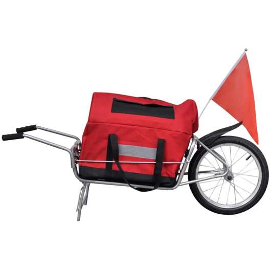 Cykelvagn enhjuling inkl. väska