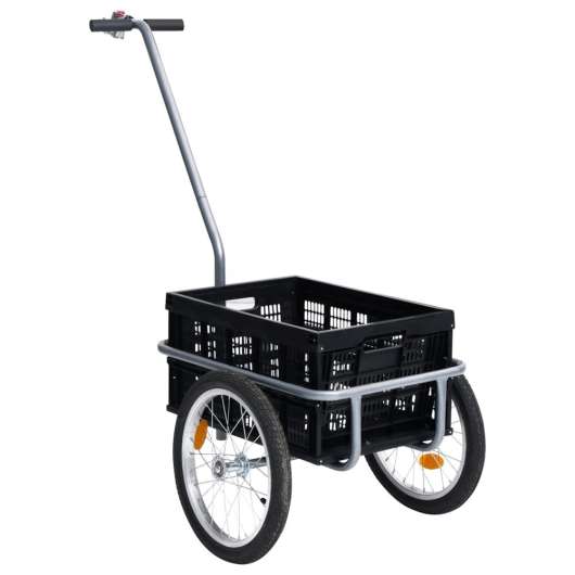 Cykelvagned 50 L hopfällbar transportlåda  150 kg
