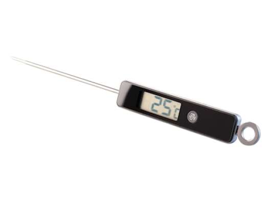 Digital Stektermometer Svart 26 cm
