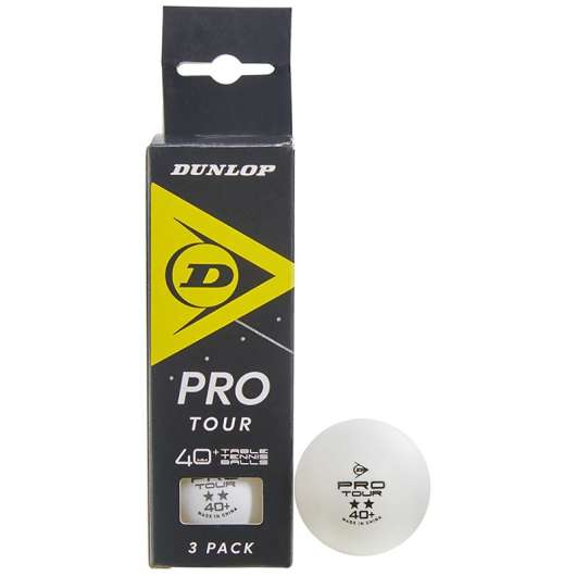 Dunlop 40+ Pro Tour 3-Pack