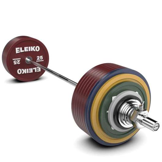 Eleiko Powerlifting Training Set 435 kg, Skivstångsset