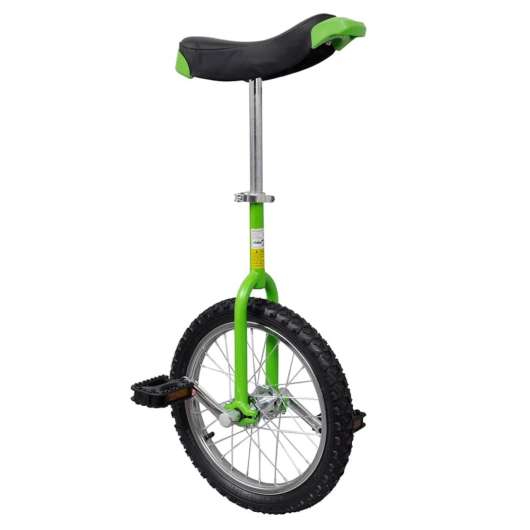Enhjuling 16 tum grön