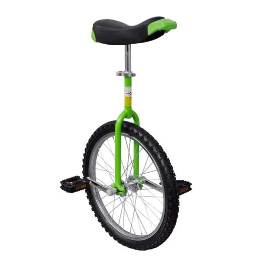 Enhjuling 20 tum grön