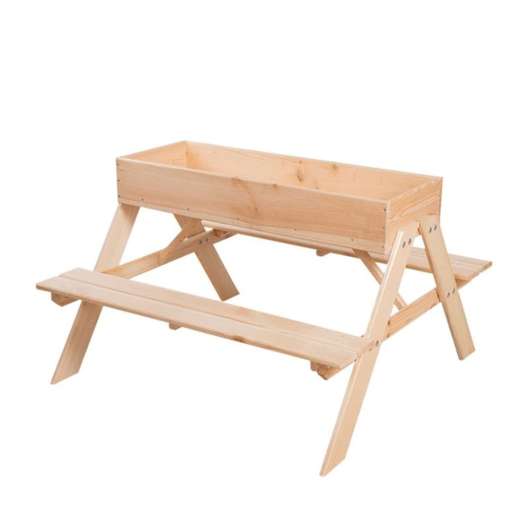 Esschert Design Esschert Design 2-i-1 Picknickbord/sandlåda