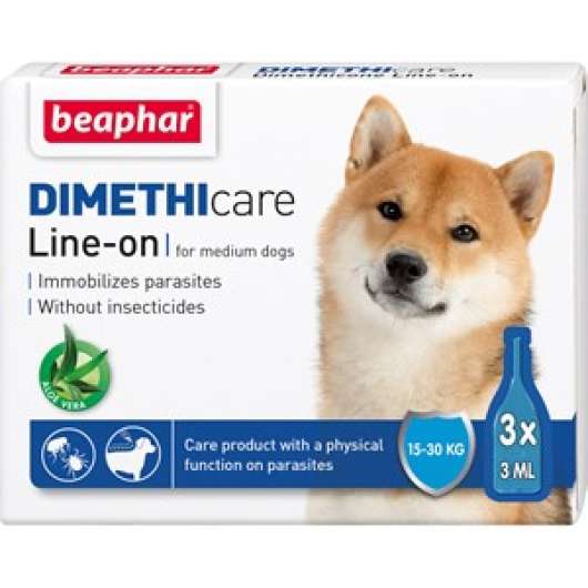 Fästingmedel Beaphar Dimethicare Line-On Hund M