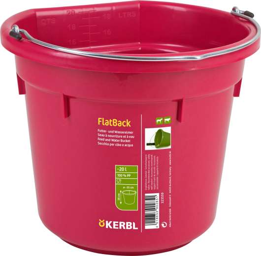 Foderhink / Vattenhink Kerbl FlatBack Rosé 20L