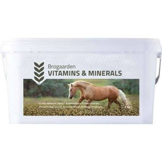 Fodertillskott Brogaarden Vitamins & Minerals 5 kg