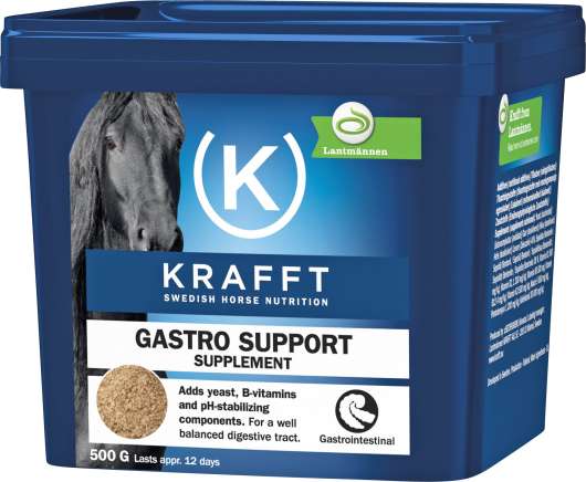 Fodertillskott Krafft Gastro Support 500g