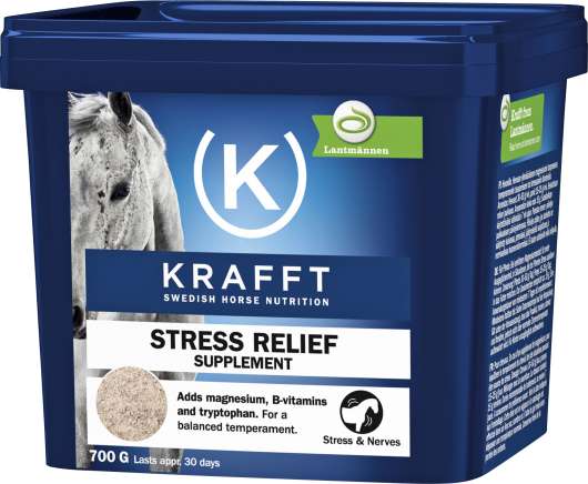 Fodertillskott Krafft Stress Relief 700g