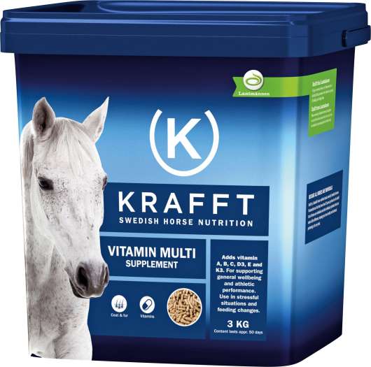 Fodertillskott Krafft Vitamin Multi 3kg