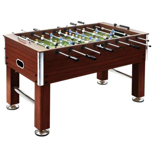 Fotbollsbord stål 60 kg 140x74,5x87,5 cm brun