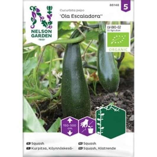 Frö Nelson Garden Klängsquash Ola Escaladora Organic