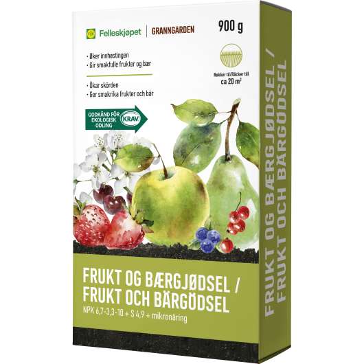 Frukt- & Bärgödsel Granngården 900g