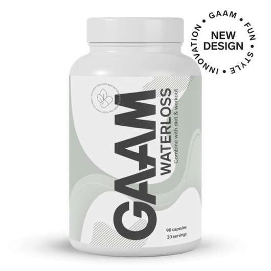 GAAM Health Series Waterloss, 90 caps, Viktminskning