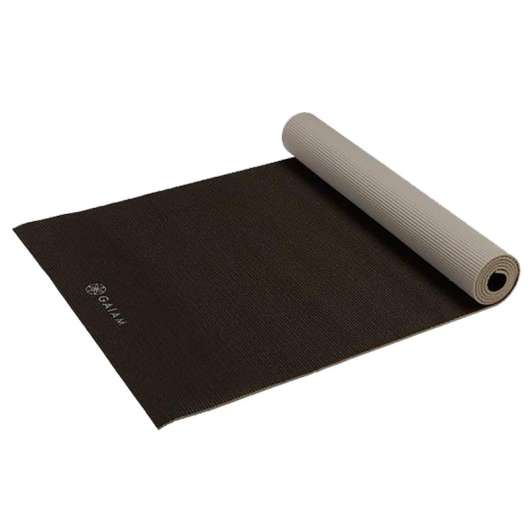 Gaiam Granite/Storm 2-Color Yoga Mat 6mm Premium, Yogamattor