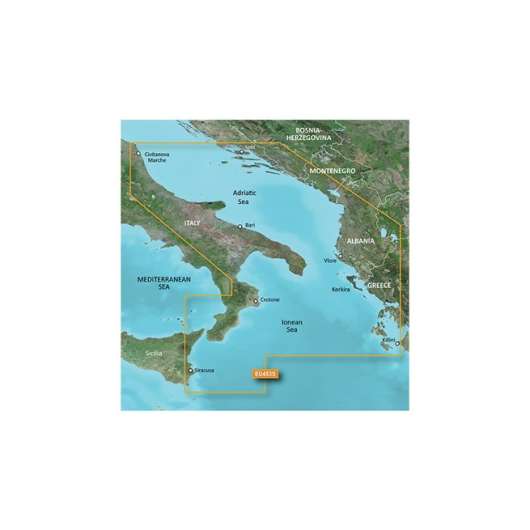 Garmin Adriatic Sea, South Coast Garmin microSD™/SD™ card: VEU453S