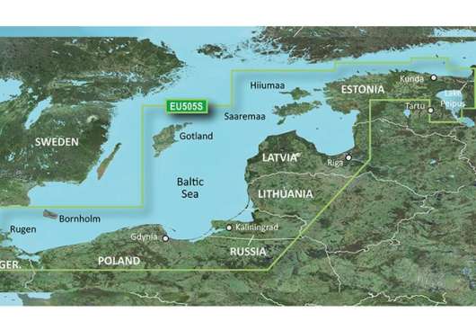 Garmin Baltic Sea, East Coast Garmin microSD™/SD™ card: VEU065R