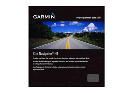 Garmin frankrike + beneluxländerna garmin city navigator® europe nt - microsd™/sd™ card