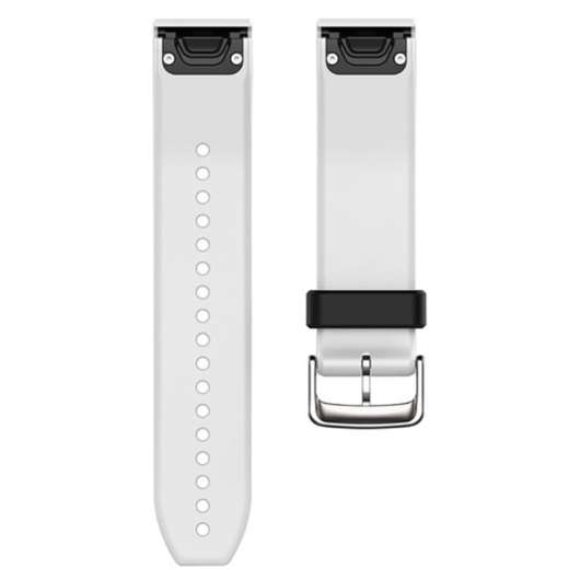 Garmin QuickFit 22-klockarmband, vit silikon