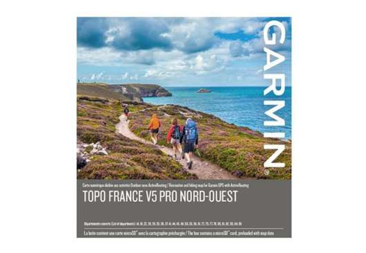 Garmin TOPO Frankrike v5 PRO, nordväst Garmin microSD™/SD™ card
