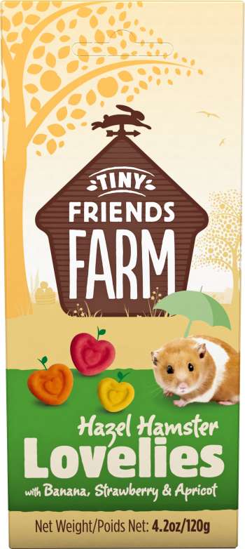 Gnagargodis Tiny Friends Farm Hazel Hamster Lovelies Frukt 120g