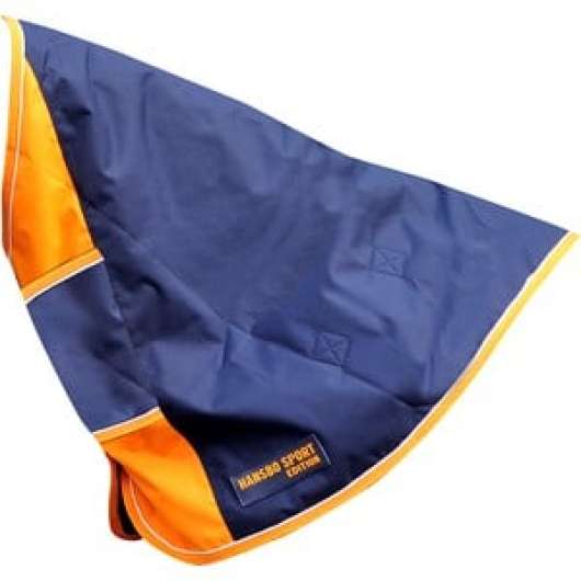 Halstäcke Hansbo Sport 100 g, Navy/orange - blå, M