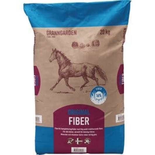 Hästfoder Granngården Original Fiber, 20 kg