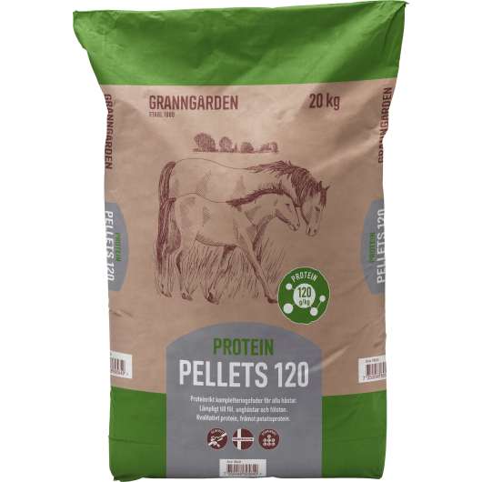 Hästfoder Granngården Protein Pellets 120 20kg