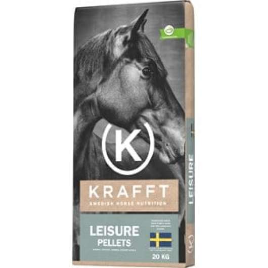 Hästfoder Krafft Leisure Pellets, 20 kg