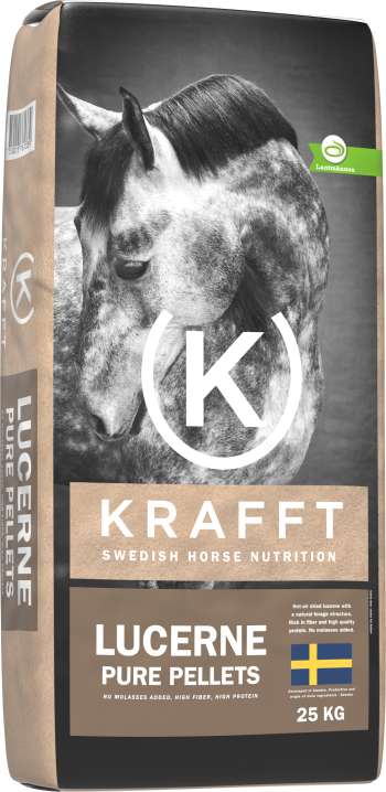 Hästfoder Krafft Lucerne Pure pellets 25kg