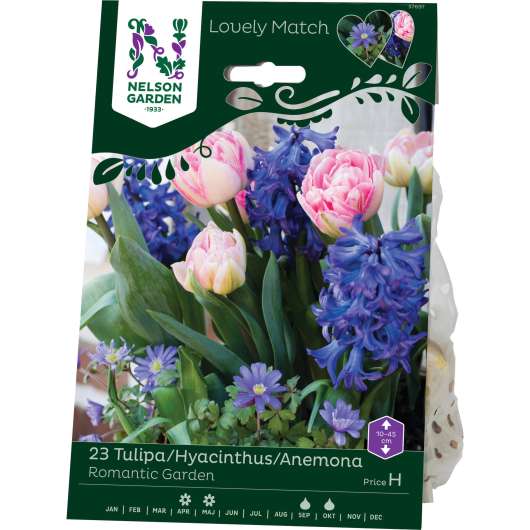 Höstlök Nelson Garden Tulpan/Hyacint/Anem Lovely Match Romantic Garden Mix