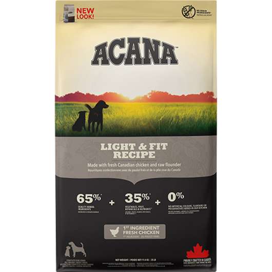 Hundfoder Acana Light & Fit 11,4kg
