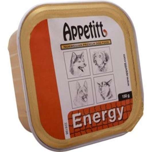 Hundfoder Appetitt Energy, 150 g